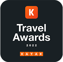 travel awards badge from kayak